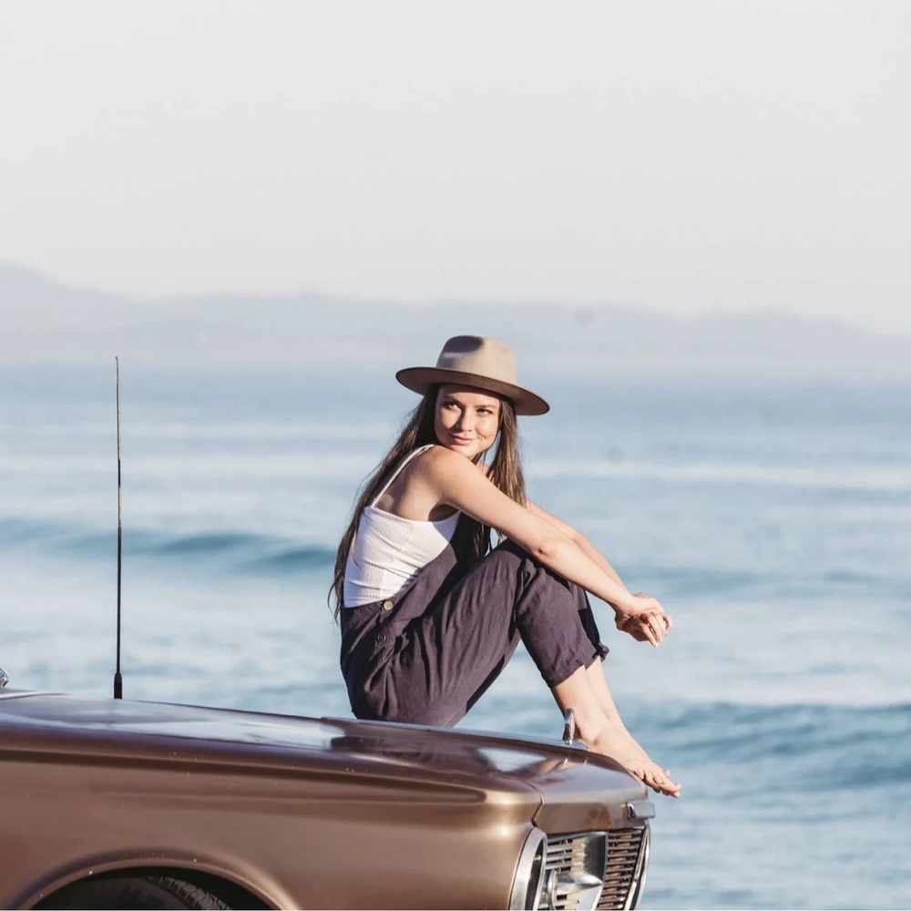 Will and bear Calloway fawn Fedora Hat